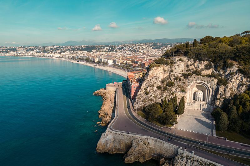 The Baie des Anges seen from Castle Hill, Nice